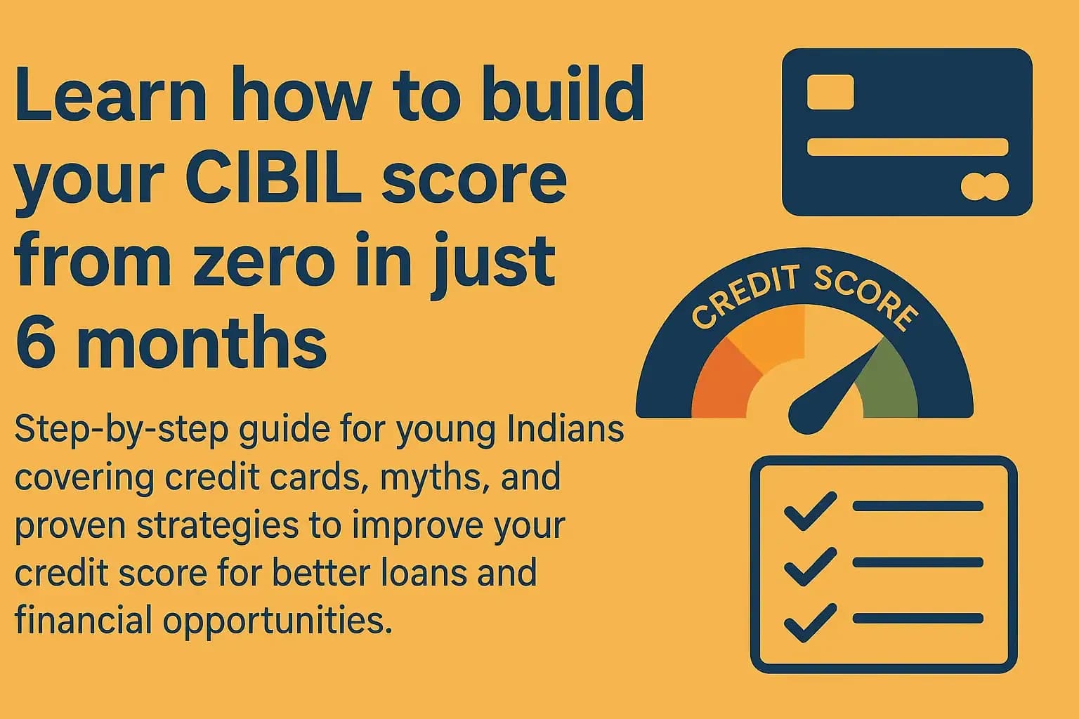 Building Your CIBIL Score from Scratch: A Young Indian’s Guide