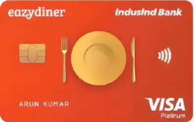 IndusInd Bank EazyDiner Platinum Credit Card