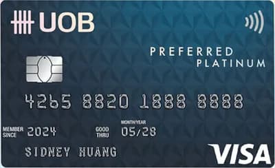 UOB Preferred Platinum Visa Card